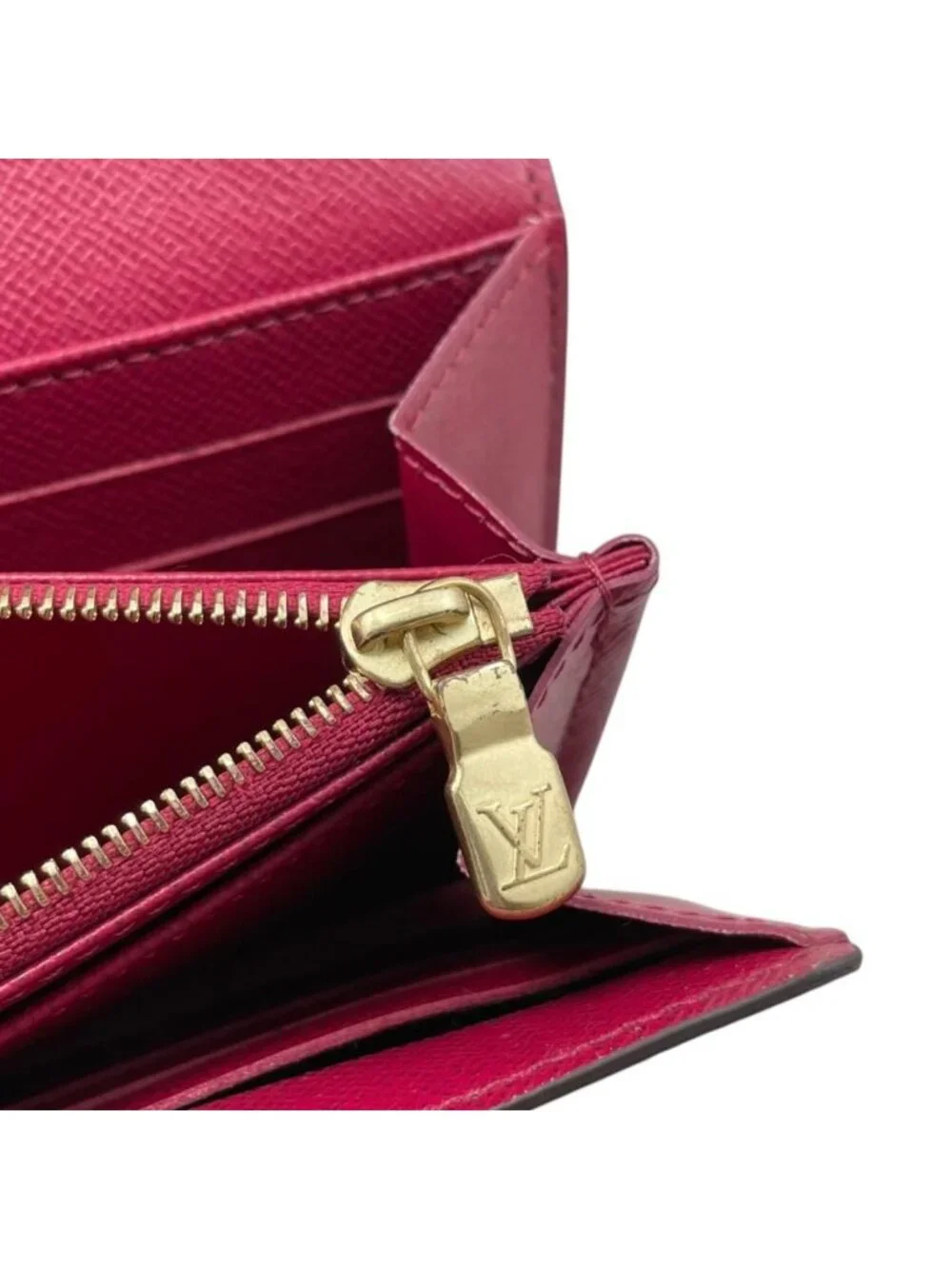 Louis Vuitton Bifold Wallet Portefeuille Sarah Monogram Fuchsia Pink